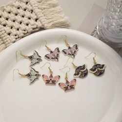 Pretty butterfly drop earrings