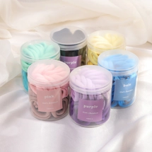 Jar of hair ties