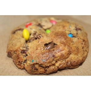 Rainbow M&M Cookie