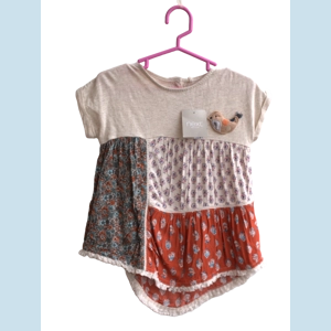 Vestido 4 volores con diseno
