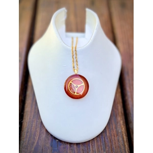 Steampunk resin pendant/necklace