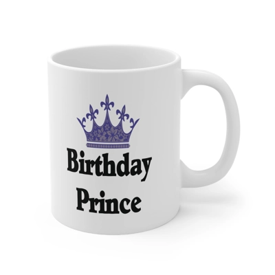 Birthday Prince Crown Coffee Mug