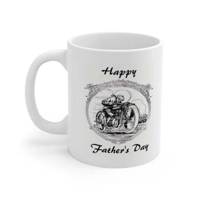 Vintage Father's Day Motorcycle Coffee Mug Vintage Father's Day Motorcycle Coffee Mug
