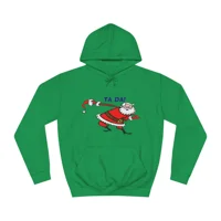 Christmas Santa Claus Bowing Ta Da Hoodie