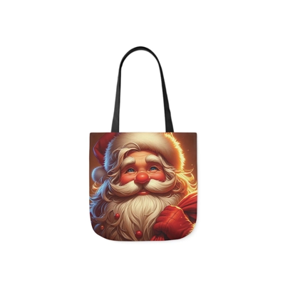 Jolly Saint Nick Christmas Santa Claus Shoulder Tote Bag Jolly Saint Nick Christmas Santa Claus Shoulder Tote Bag