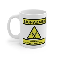 Biohazard Zombie Active Sign Coffee Mug
