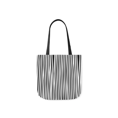 Black And White Animal Stripes Pattern Shoulder Tote Bag