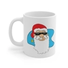 Cool Christmas Santa Claus In Sunglasses Coffee Mug