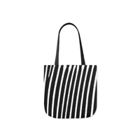Zebra Stripes Print Pattern Shoulder Tote Bag