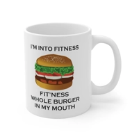I’m Into Fitness Burger Coffee Mug