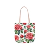 Large Pink Roses Watercolour Pattern Shoulder Tote Bag