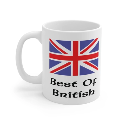 Best of British Union Jack Flag Coffee Mug