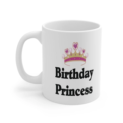 Birthday Princess Crown Coffee Mug