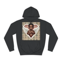 African Baby Cupid Valentines Day Angel Hoodie