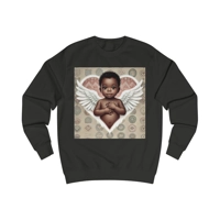 African Baby Cupid Valentines Day Angel Sweatshirt