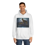 Alsatian Dog And Puppy Woodland Dream Hoodie