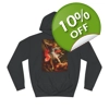 Archangel Michael Defeating Satan Christian Warrior Hoodie