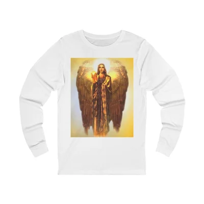 Archangel Uriel Golden Light Long Sleeve T-Shirt