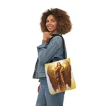 Archangel Uriel Golden Light Shoulder Tote Bag