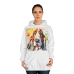 Basset Hound Dog Cute Watercolour Hoodie