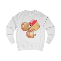Bear And A Basket Of Hearts Sweatshirt