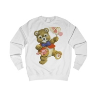 Bear Catching Valentine Hearts Sweatshirt