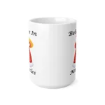 Believe In Miracles Santa Stars Christmas Coffee Mug
