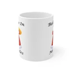 Believe In Miracles Santa Stars Christmas Coffee Mug