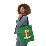 Believe In Miracles Santa Stars Christmas  Shoulder Tote Bag