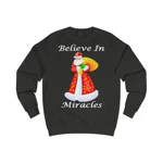 Believe In Miracles Santa Stars Christmas Sweatshirt