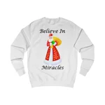 Believe In Miracles Santa Stars Christmas Sweatshirt