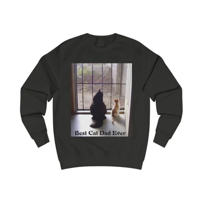 Best Cat Dad Ever Cat And Kitten Sweatshirt