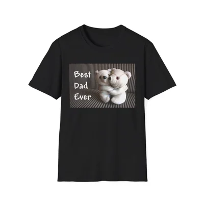 Best Dad Ever Teddy Bears Hug T-Shirt