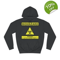 Biohazard Zombie Active Sign Hoodie