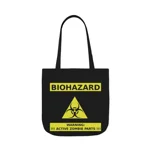 Zombie Biohazard Active Sign  Shoulder Tote Bag