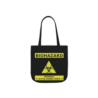 Zombie Biohazard Active Sign  Shoulder Tote Bag