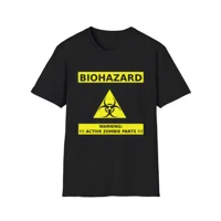 Zombie Biohazard Active Sign T-Shirt