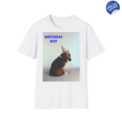Birthday Boy Basset Dog T-Shirt