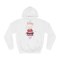 Birthday Girl Star Birthday Cake Hoodie