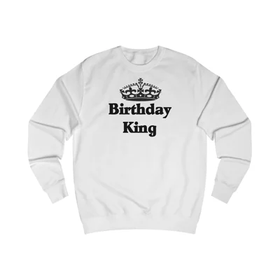Birthday King Crown Sweatshirt