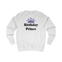 Birthday Prince Crown  Sweatshirt