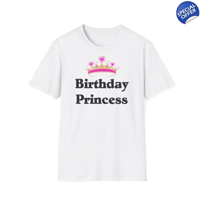 Birthday Princess Crown T-Shirt Birthday Princess Crown T-Shirt