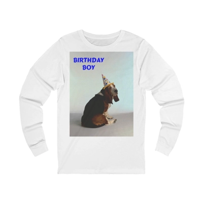 Birthday Boy Basset Dog Long Sleeve T-Shirt Birthday Boy Basset Dog Long Sleeve T-Shirt