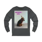 Birthday Girl Basset Dog Long Sleeve T-Shirt