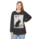 Birthday Girl Basset Dog Long Sleeve T-Shirt