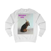 Birthday Girl Basset Dog Sweatshirt