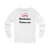 Birthday Princess Crown Long Sleeve T-Shirt