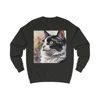 Black And White Cat Cute Watercolour Sweatshirt
