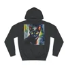 Black Cat Cute Watercolour Hoodie