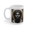 Black Jesus And Crown of Thorns Watercolour Painting Portrait Coffee Mug